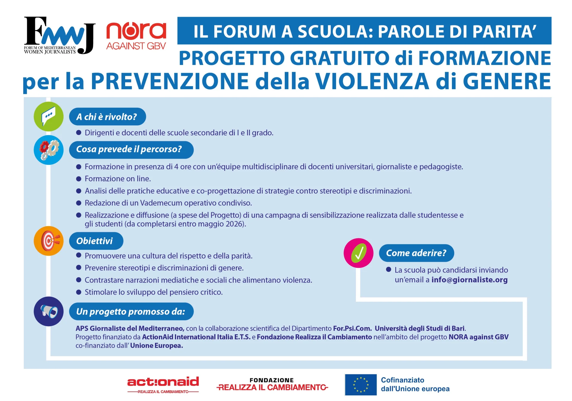 Parole di parità: nelle scuole pugliesi una ricerca su stereotipi di genere, media e IA