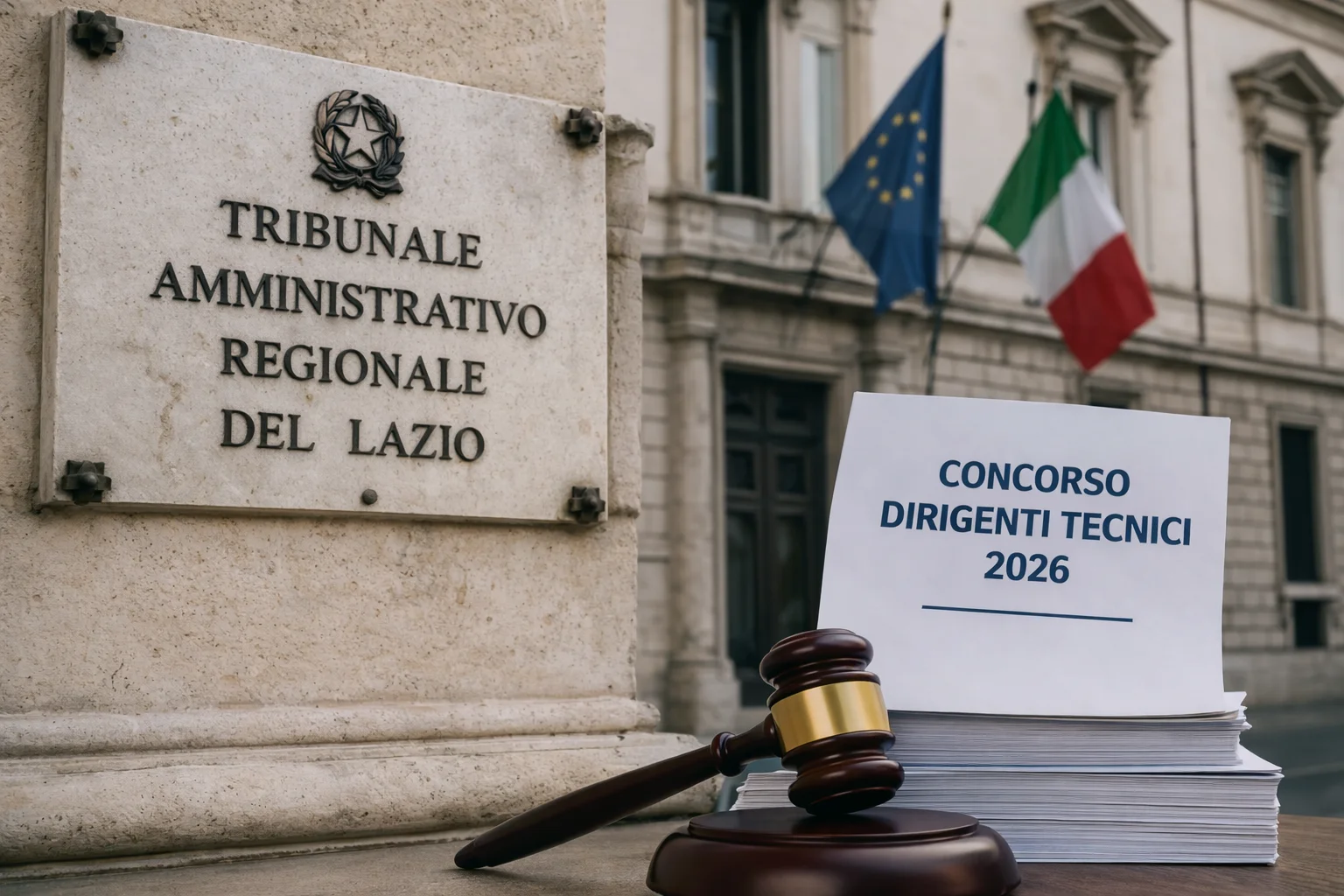 Concorso dirigenti tecnici 2026: TAR Lazio ferma la procedura con ordinanza n. 5269
