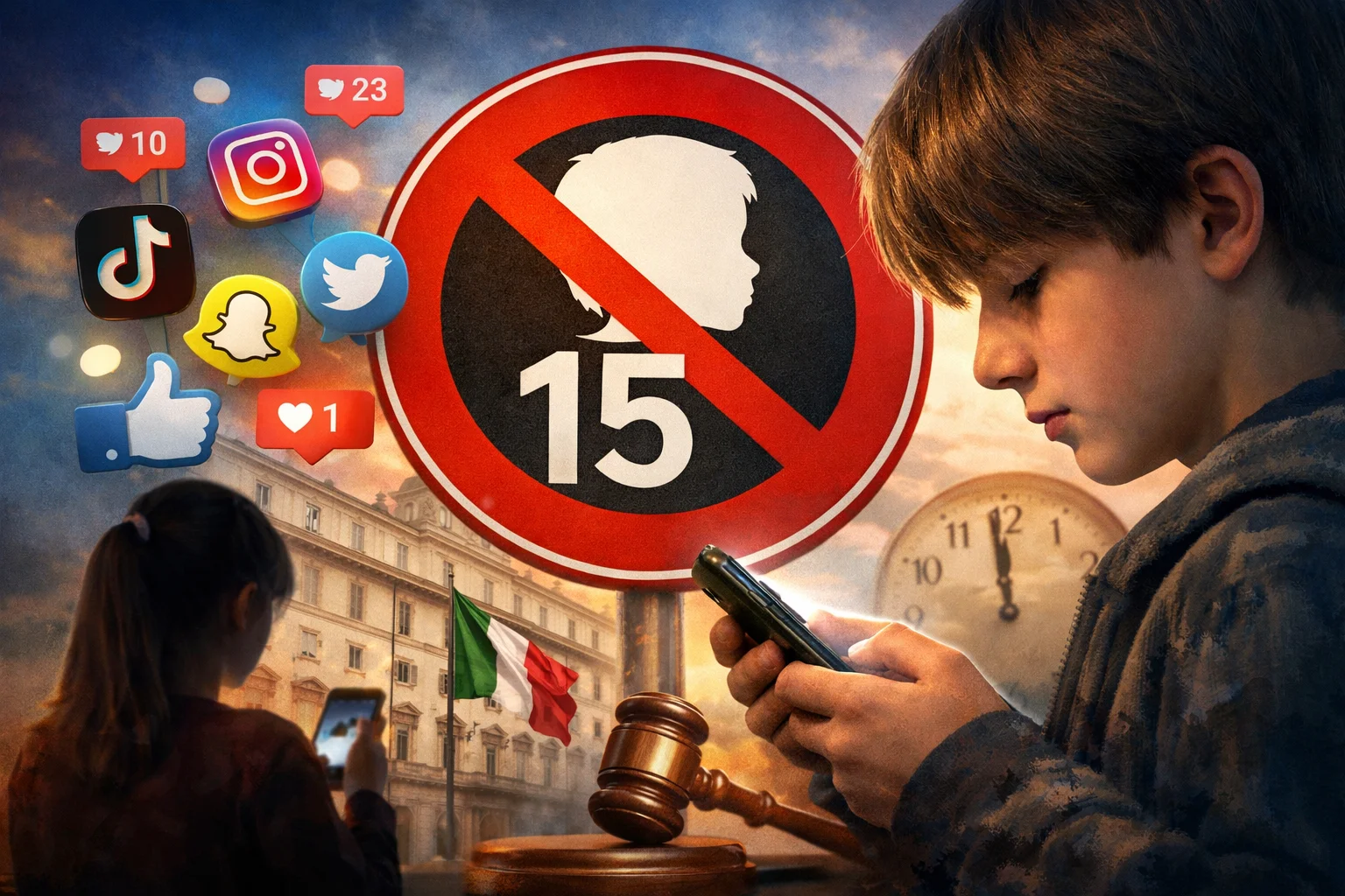 Stop ai social per i minori di 15 anni: il governo accelera, ecco le date
