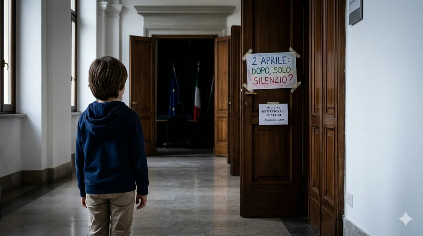 Autismo, dopo il 2 aprile torna il silenzio: APRI denuncia quattro promesse istituzionali disattese