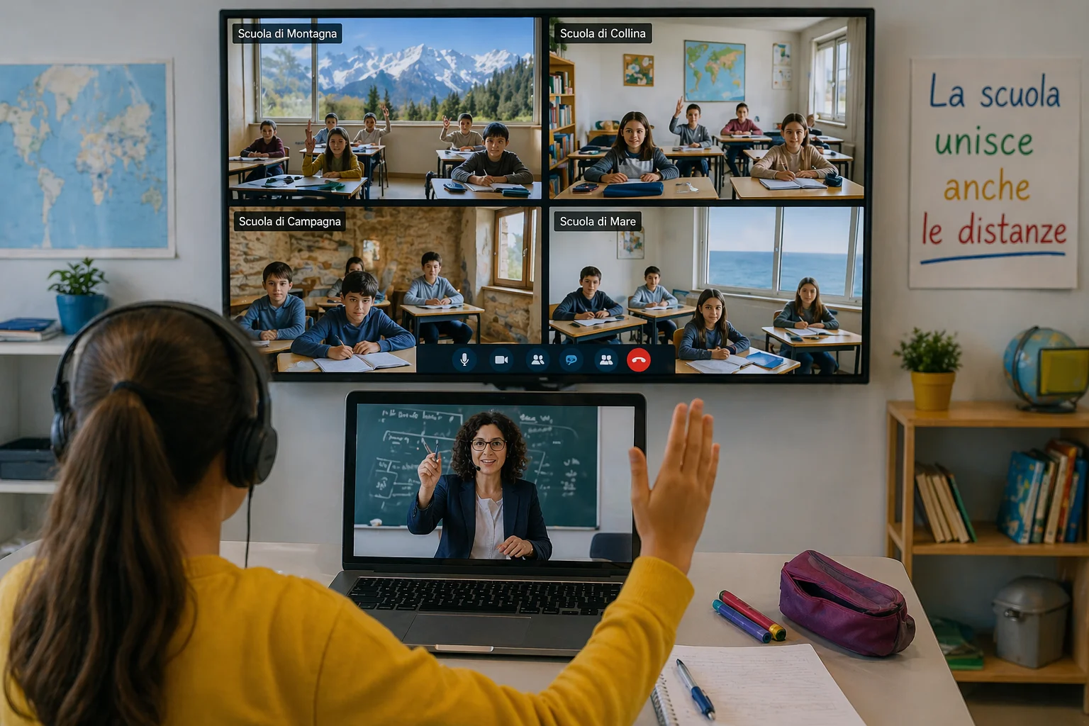 Calo demografico e scuole vuote: nasce il modello delle “classi diffuse”