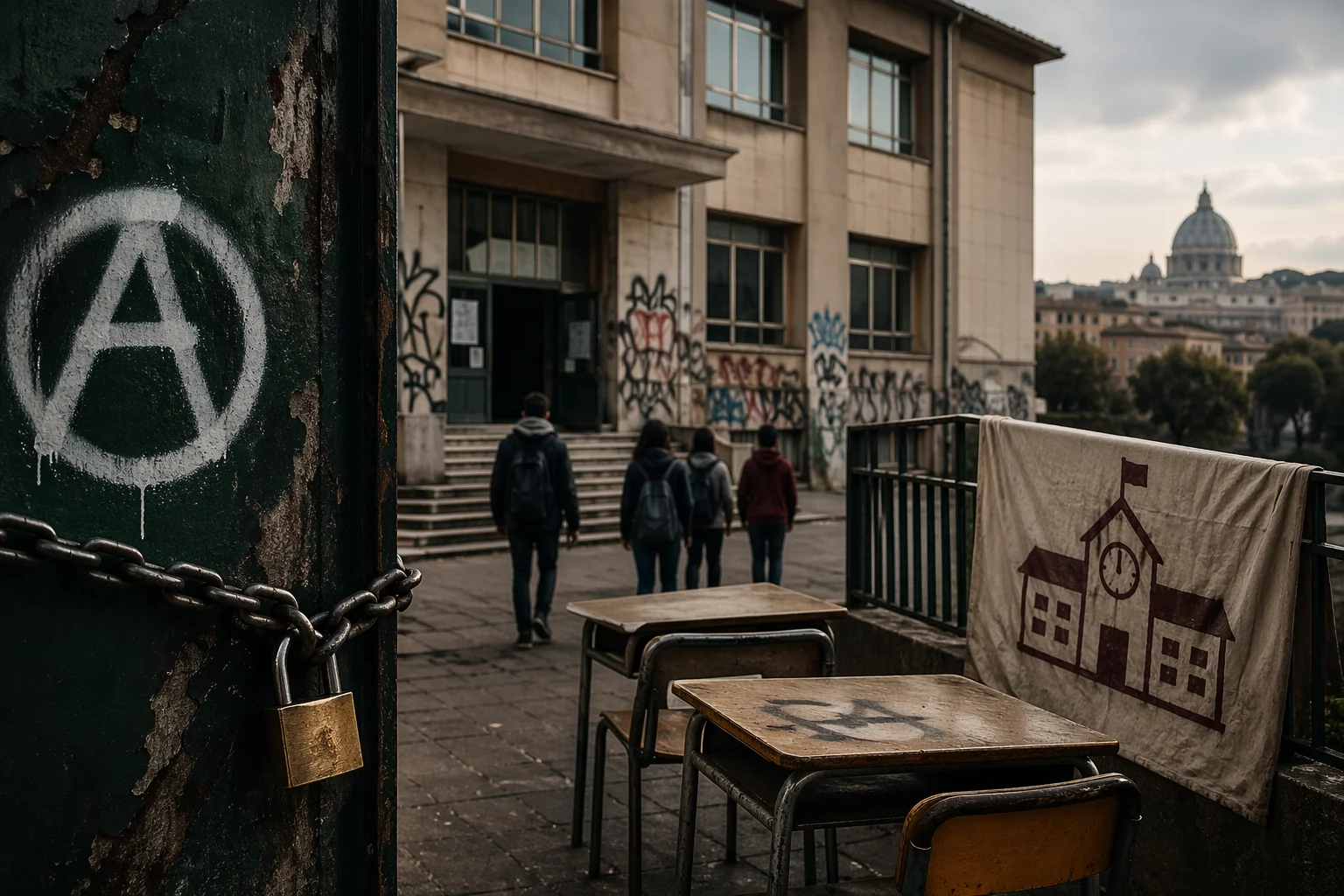 Roma, scuole occupate: la Magliana e Primavalle attendono soluzioni dal Comune