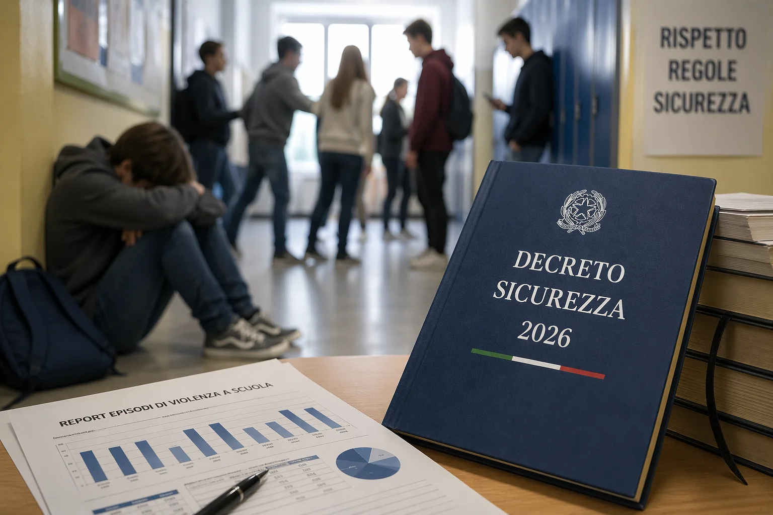 Emergenza violenza a scuola: il report degli episodi e la stretta del nuovo Decreto Sicurezza 2026. Cosa cambia per docenti e famiglie