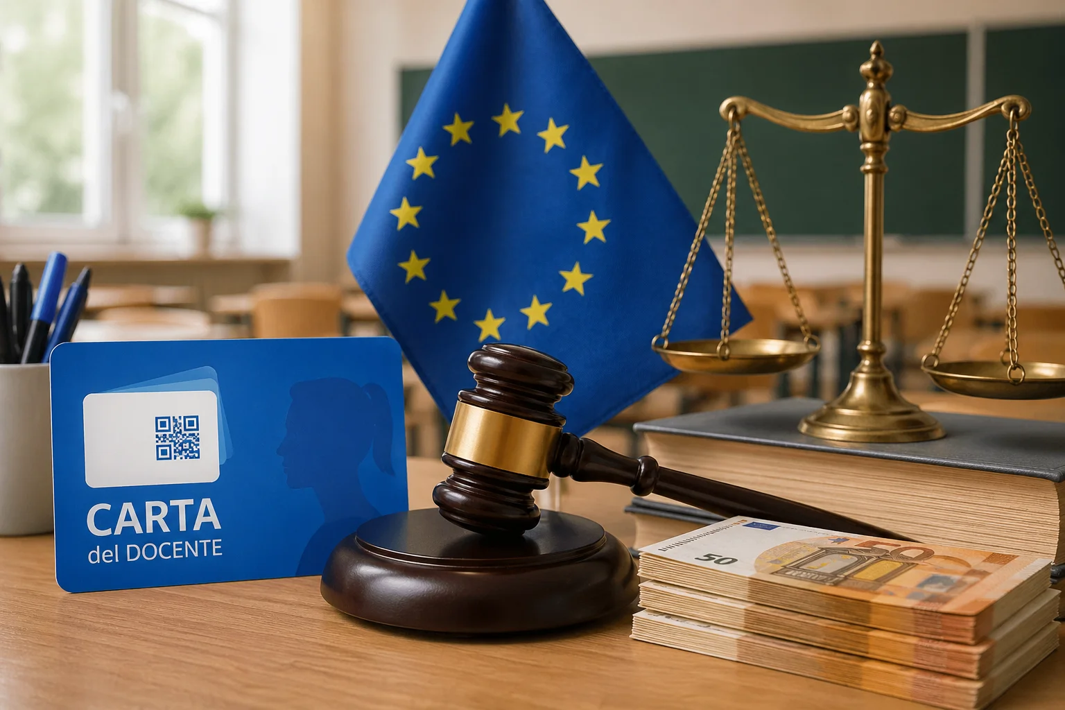 Carta del docente anche ai supplenti brevi: dopo la sentenza UE le pronunce di Brescia e Catania aprono a ricorsi e arretrati fino a 2.500 euro