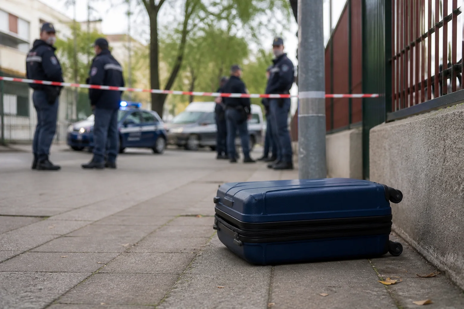 Allarme sicurezza a Cosenza, valigia sospetta vicino a una scuola