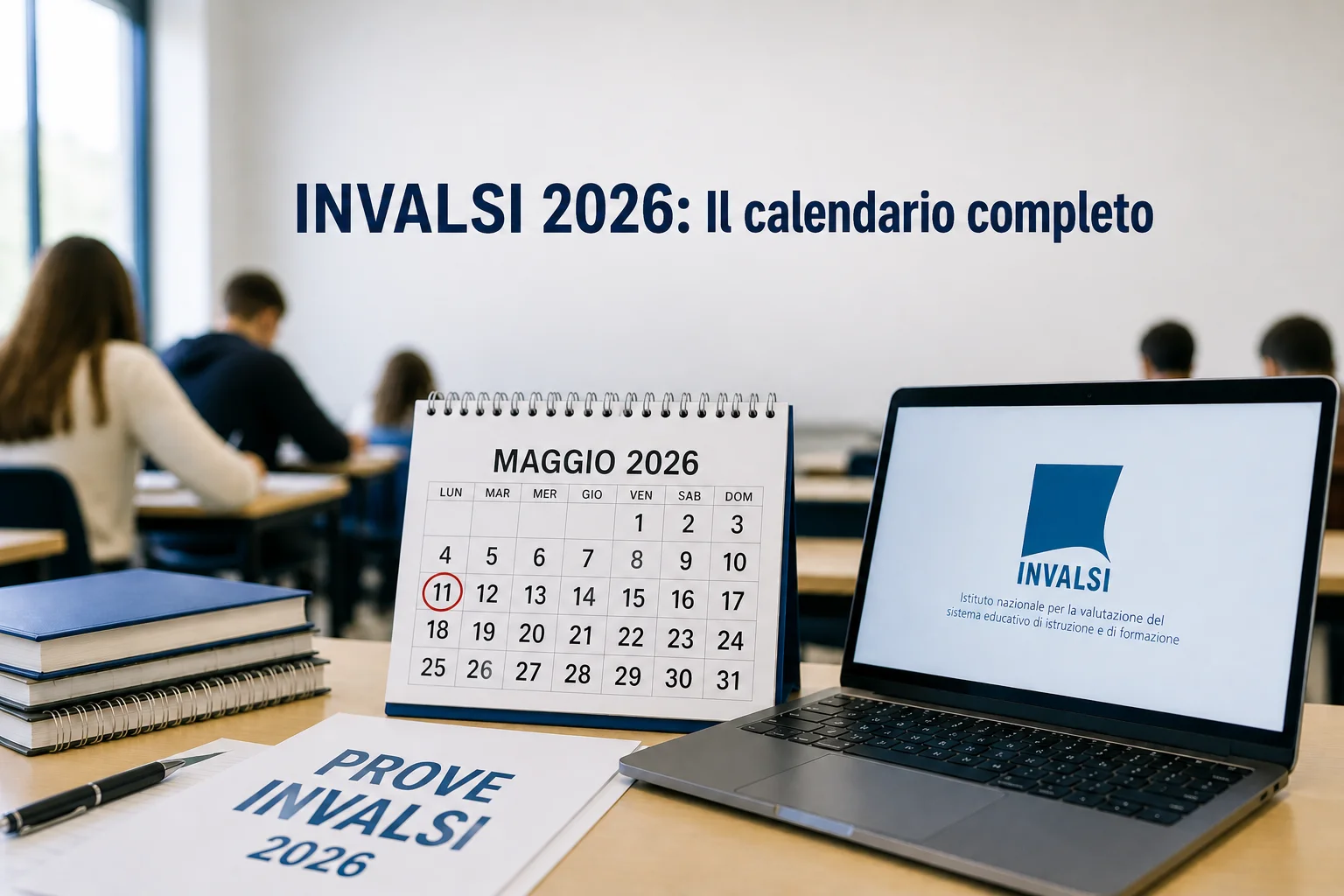 Prove INVALSI 2026: il calendario completo. Dall'11 maggio al via le prove per la II secondaria di secondo grado