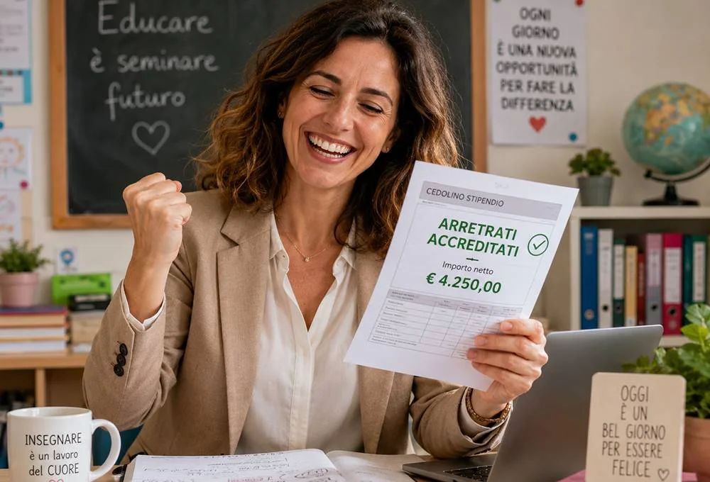 Scuola, in arrivo arretrati fino a 1.200 euro per i docenti: cosa prevede il nuovo contratto