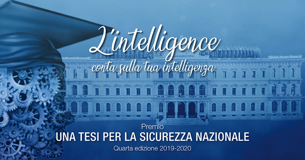 Una tesi per la Sicurezza Nazionale 2019/2020