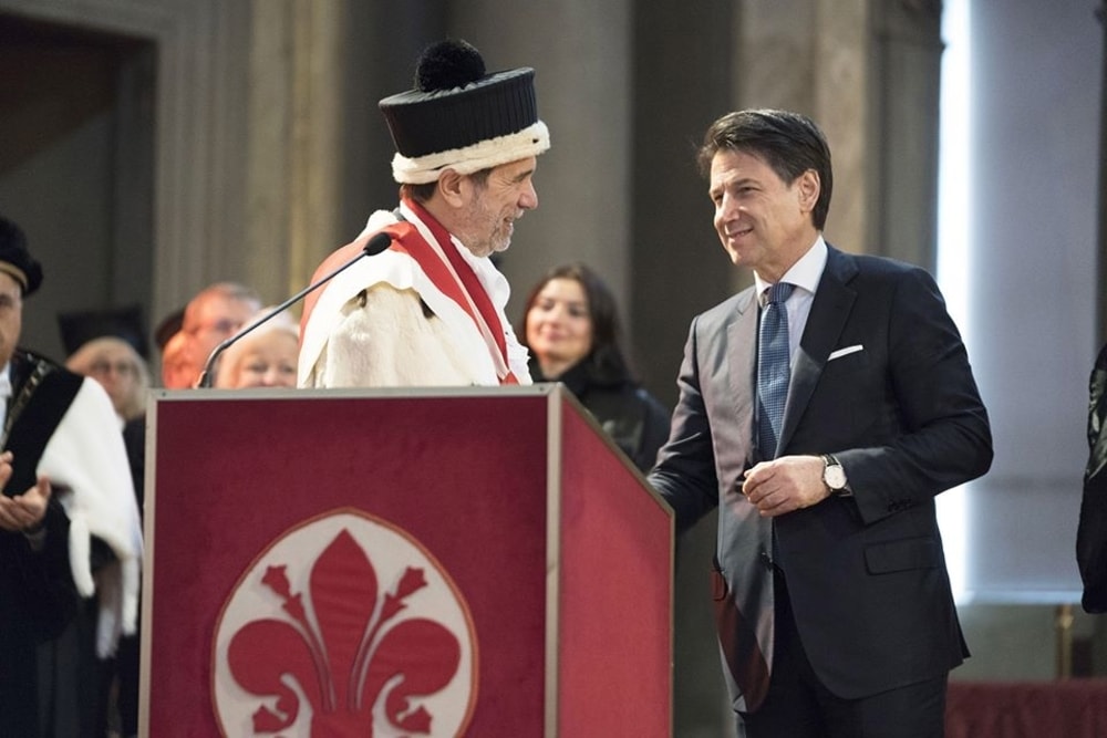 Il Premier Conte ha inaugurato a Firenze l'Anno Accademico