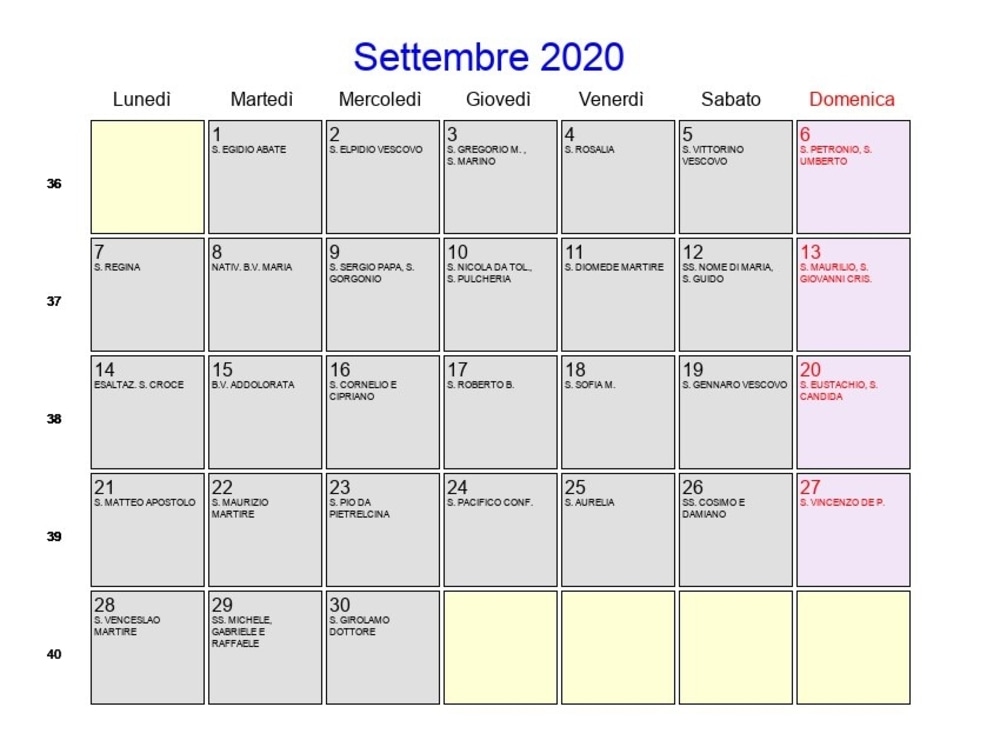 Calendario del rientro a scuola regione per regione