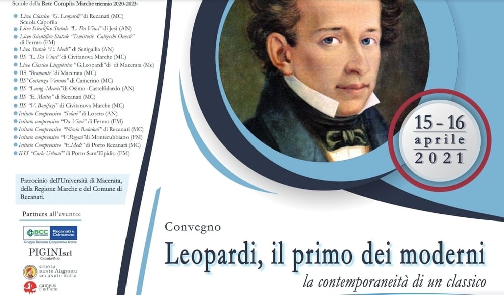 Convegno 'Leopardi, il primo dei moderni': 15/16 aprile 2021