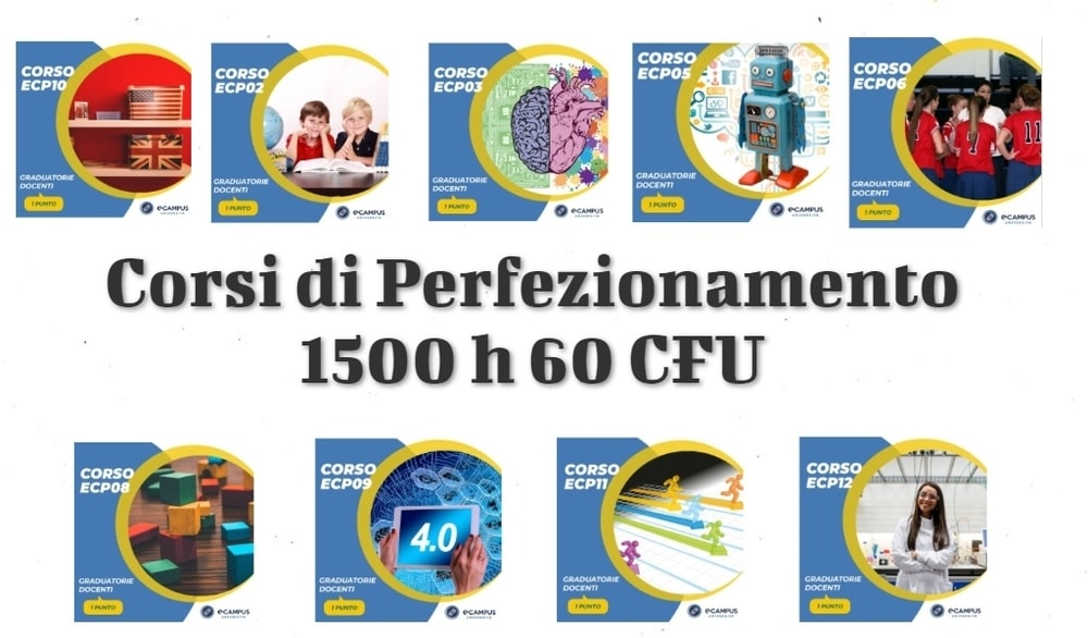 Corsi di Perfezionamento Annuali 1500 h 60 CFU