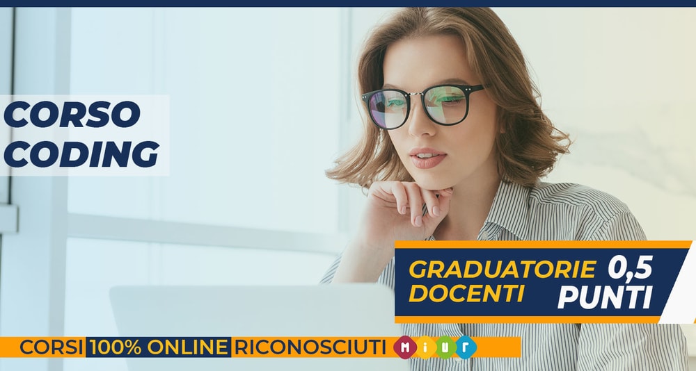 Corso Coding riconosciuto Miur: punteggio graduatorie e costo