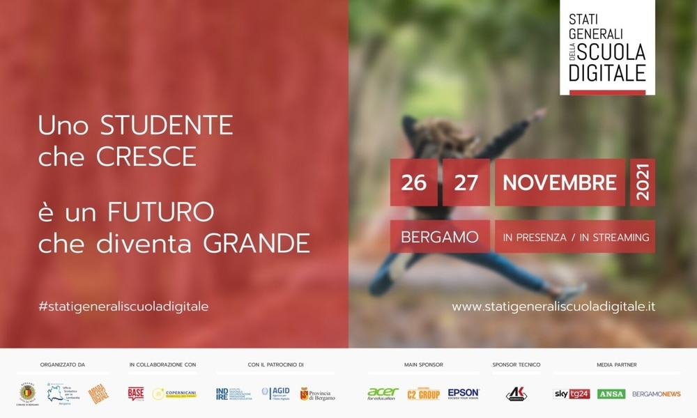 Stati Generali della Scuola Digitale a Bergamo 2021: 26/27 novembre