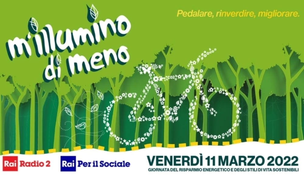 M'illumino di meno 2022: venerdì 11 marzo la nuova edizione