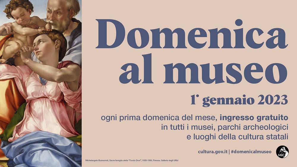 Musei gratis domenica 1 gennaio 2023: aperture a Capodanno in tutta Italia