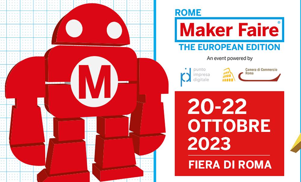 Maker Faire Rome The European Edition a Roma 2023: 20/22 ottobre | 11° edizione