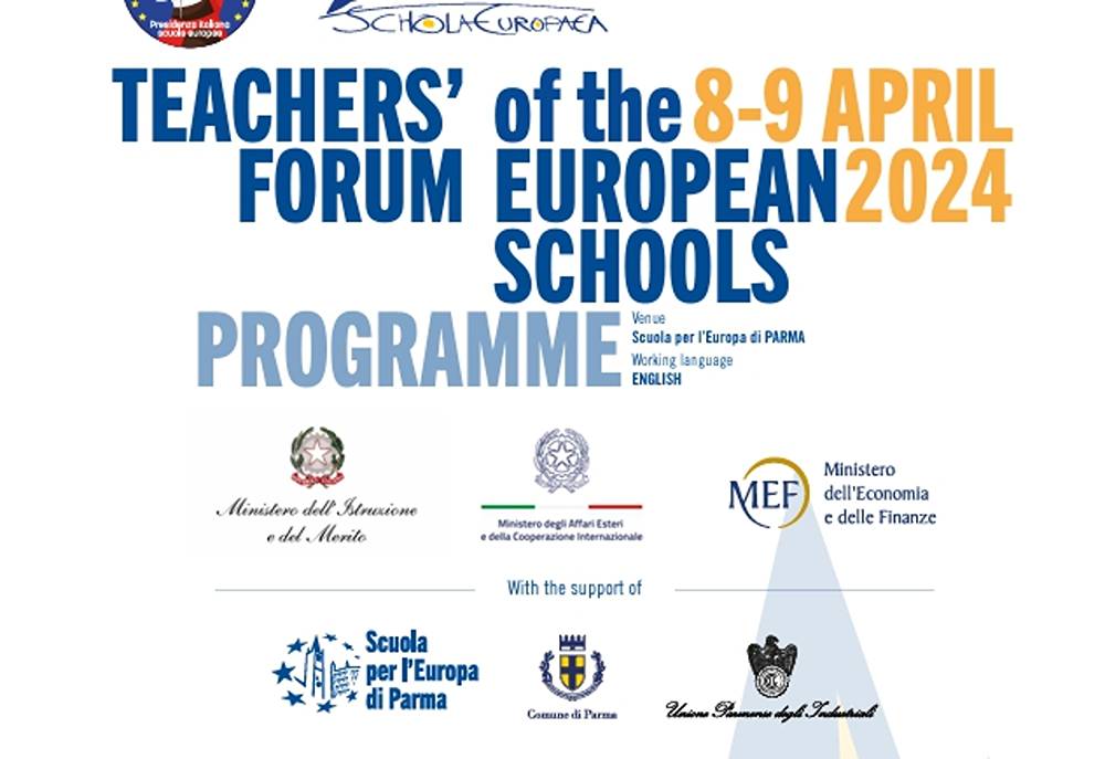 Teachers’ Forum a Parma 2024, la prima edizione in programma lunedì 8 e martedì 9 aprile