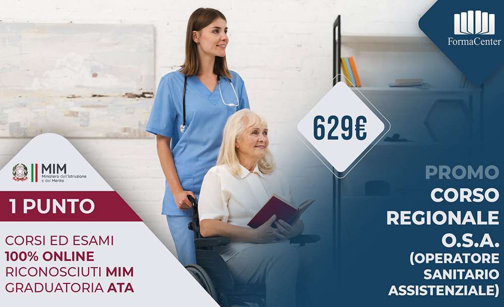 Corso Osa Online by ente accreditato Regione Campania: costo, punteggio ATA ed esame on line