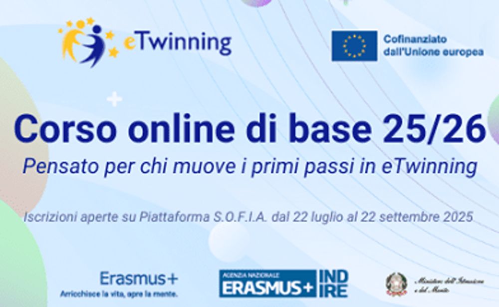 eTwinning, corso online di base per docenti: iscrizioni fino al 22 settembre 2025