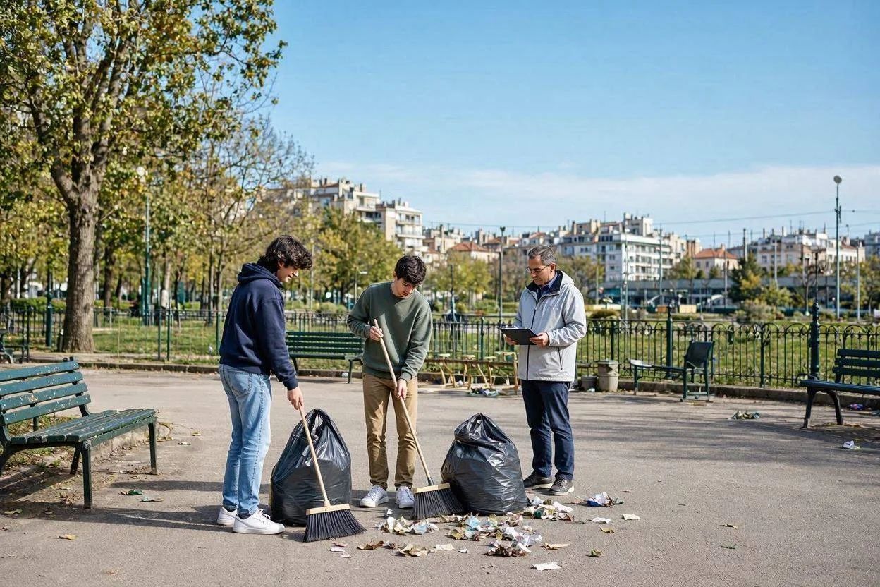 Arezzo, studenti sospesi puliscono le strade e fanno volontariato