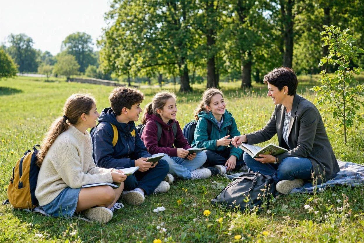Bagno di Romagna, la scuola fa lezione nel Parco nazionale