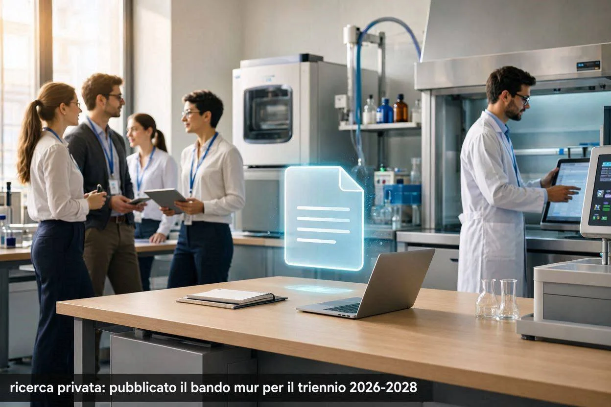 Ricerca privata: pubblicato il bando MUR per il triennio 2026-2028