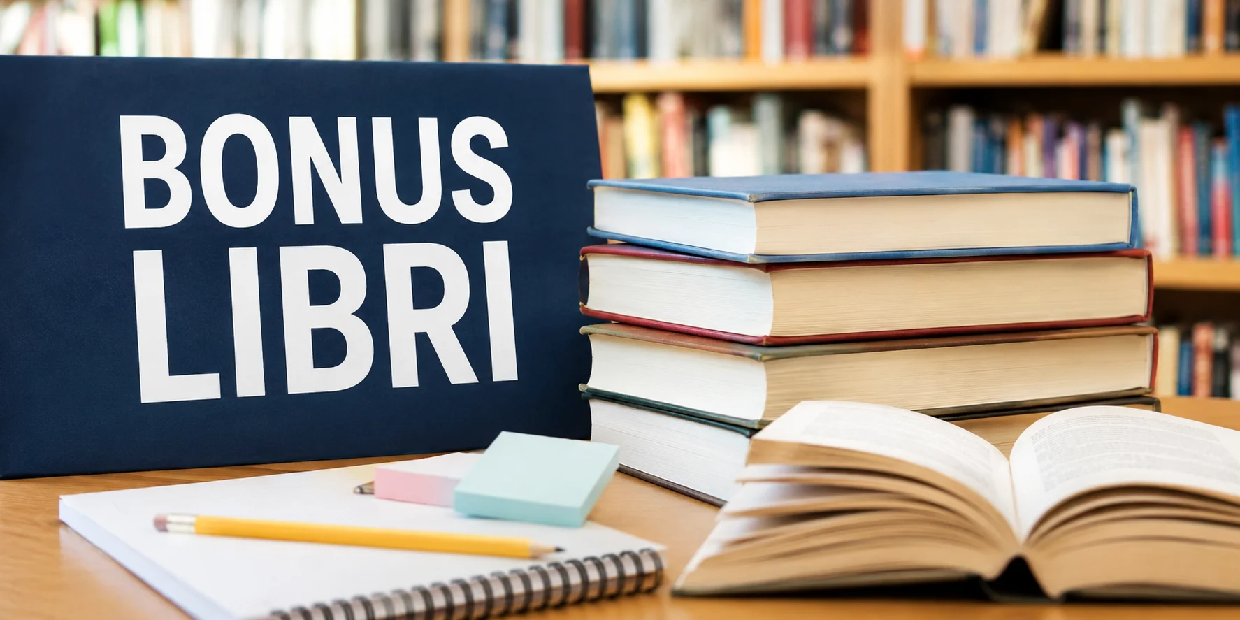 Bonus libri 2026/2027: domande in Puglia e voucher in Piemonte