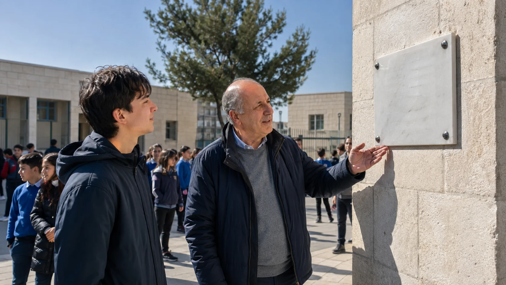 Bra solidale: inaugurata la targa nella scuola in Cisgiordania