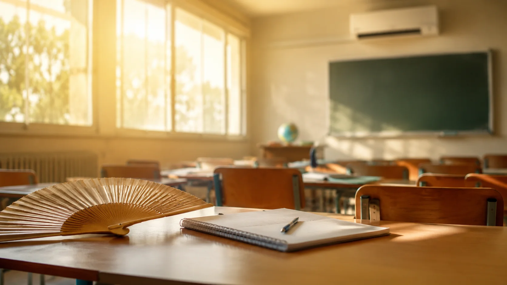 Caldo nelle aule, allarme OCSE: poche scuole con aria condizionata