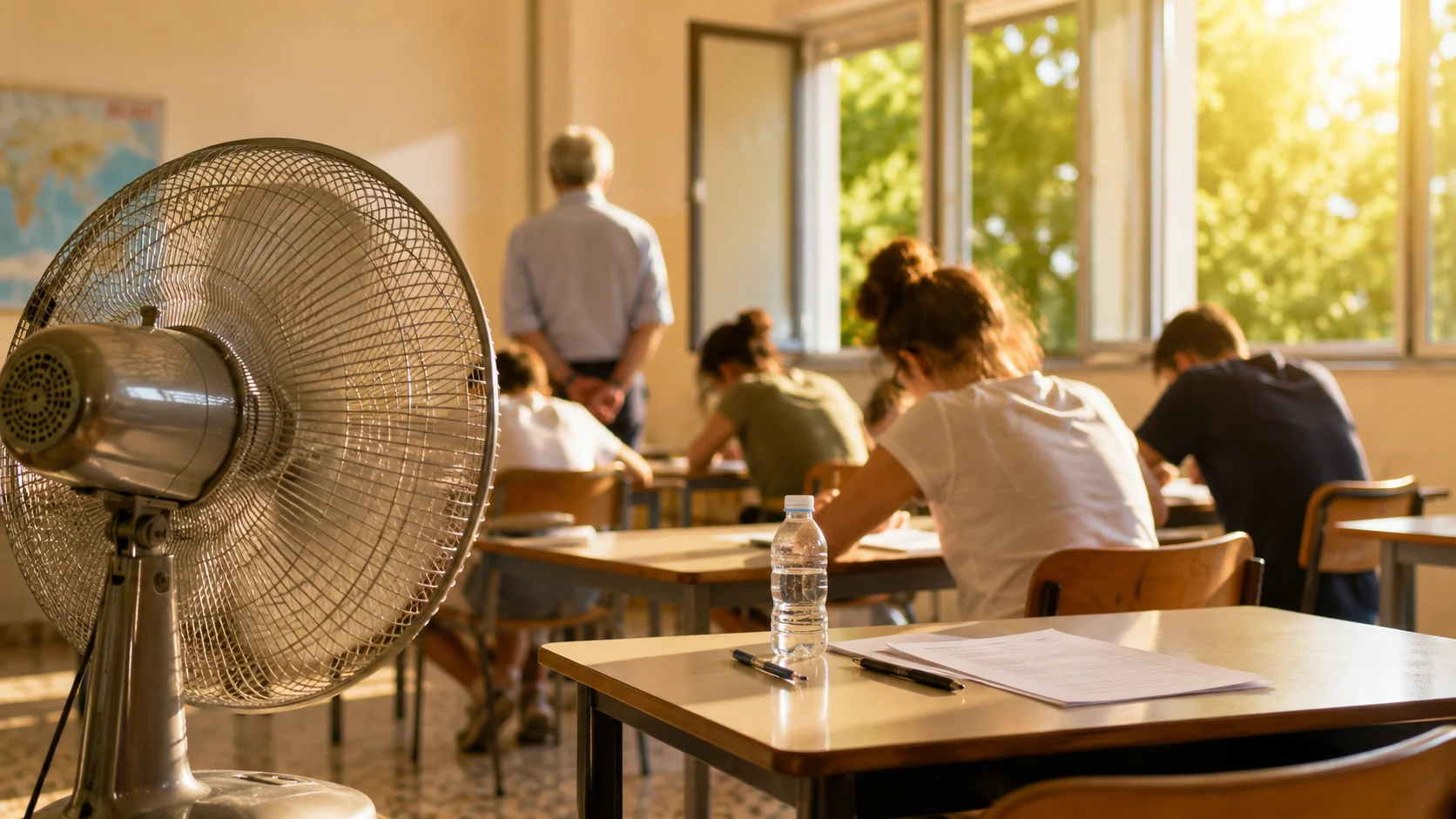 Caldo in classe agli esami: il CNDDU scrive a Valditara