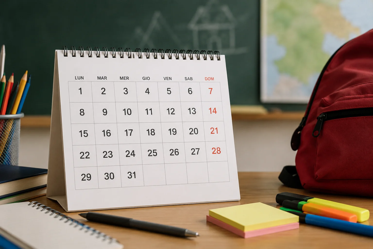 Calendario scolastico Piemonte 2026/2027: ponti e vacanze