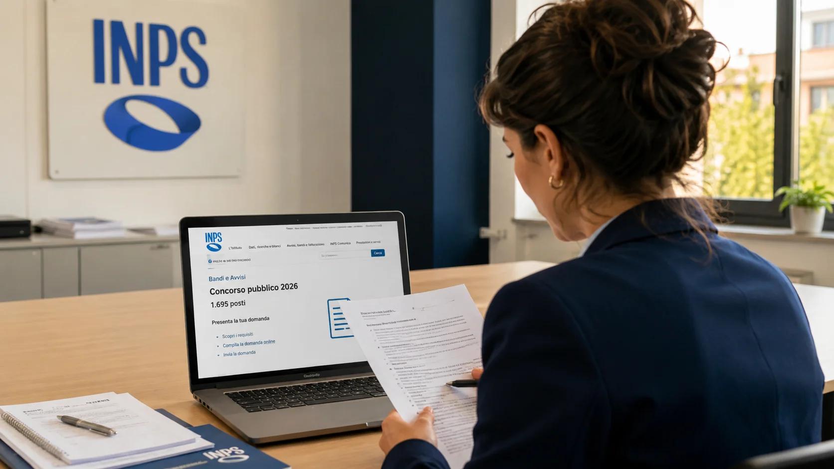 Concorso INPS 2026: 1.695 posti, domanda entro il 27 luglio