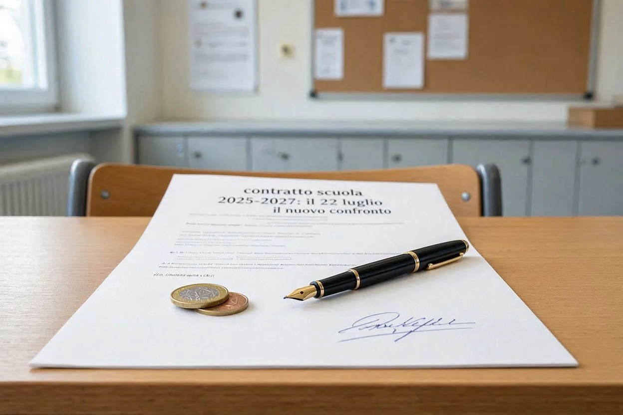 Contratto Scuola 2025-2027: il 22 luglio il nuovo confronto