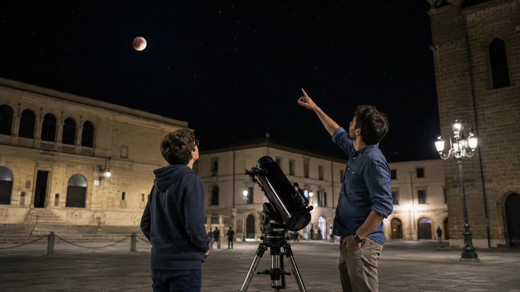 Eclissi, il Pacinotti porta l’astronomia fuori da scuola