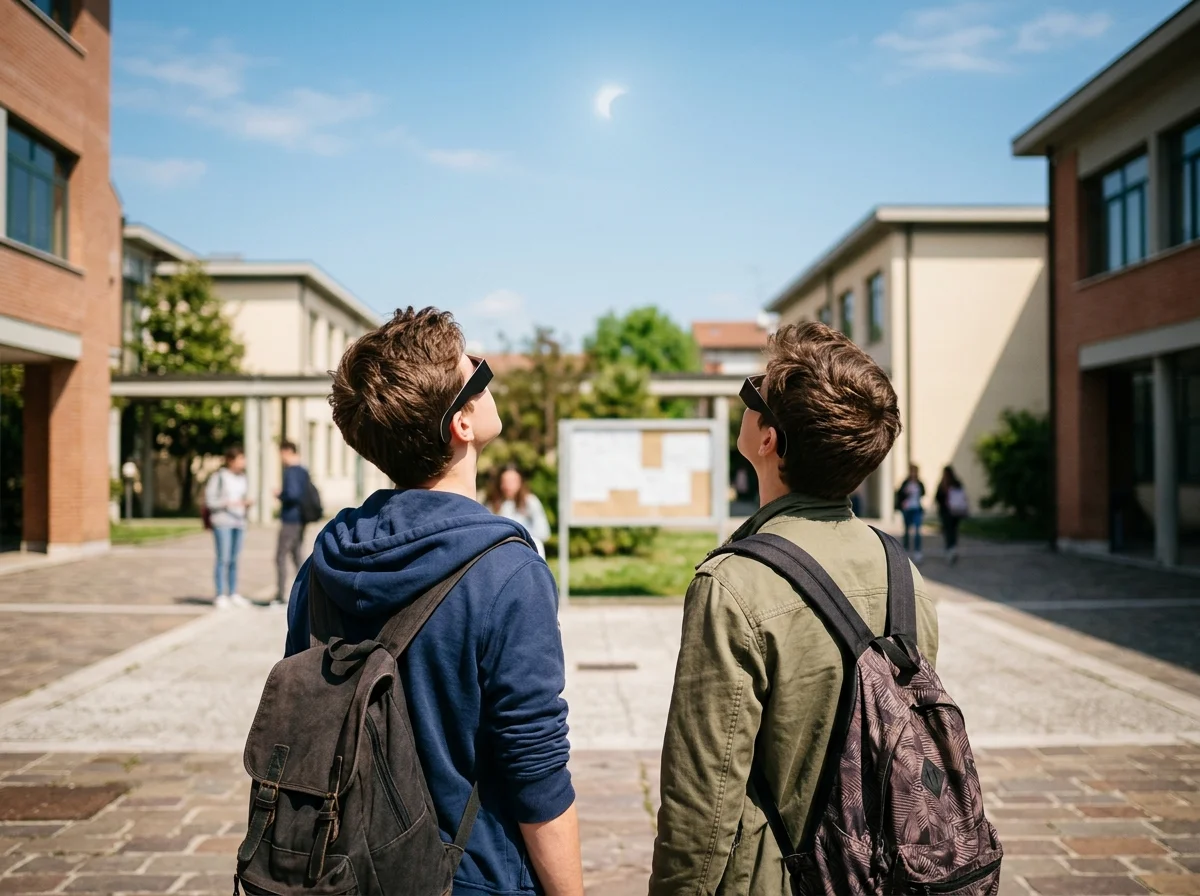Eclissi solare del 12 agosto: guida sicurezza per scuole e famiglie