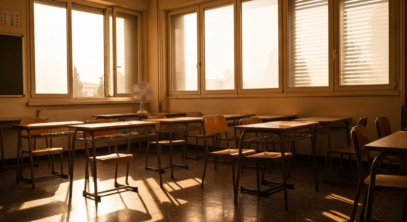 Emergenza caldo nelle scuole: docente si sente male, sindacati chiedono chiusure