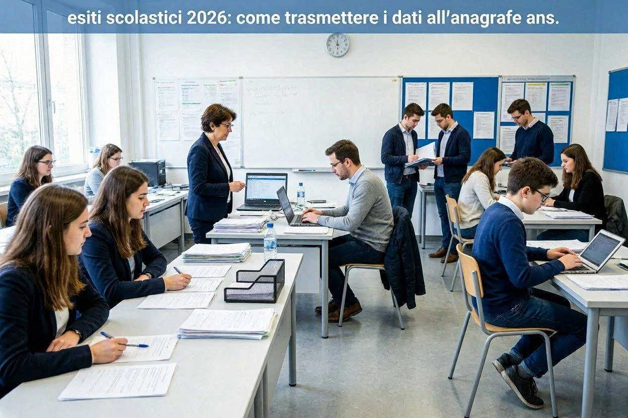 Esiti scolastici 2026: come trasmettere i dati all'Anagrafe ANS