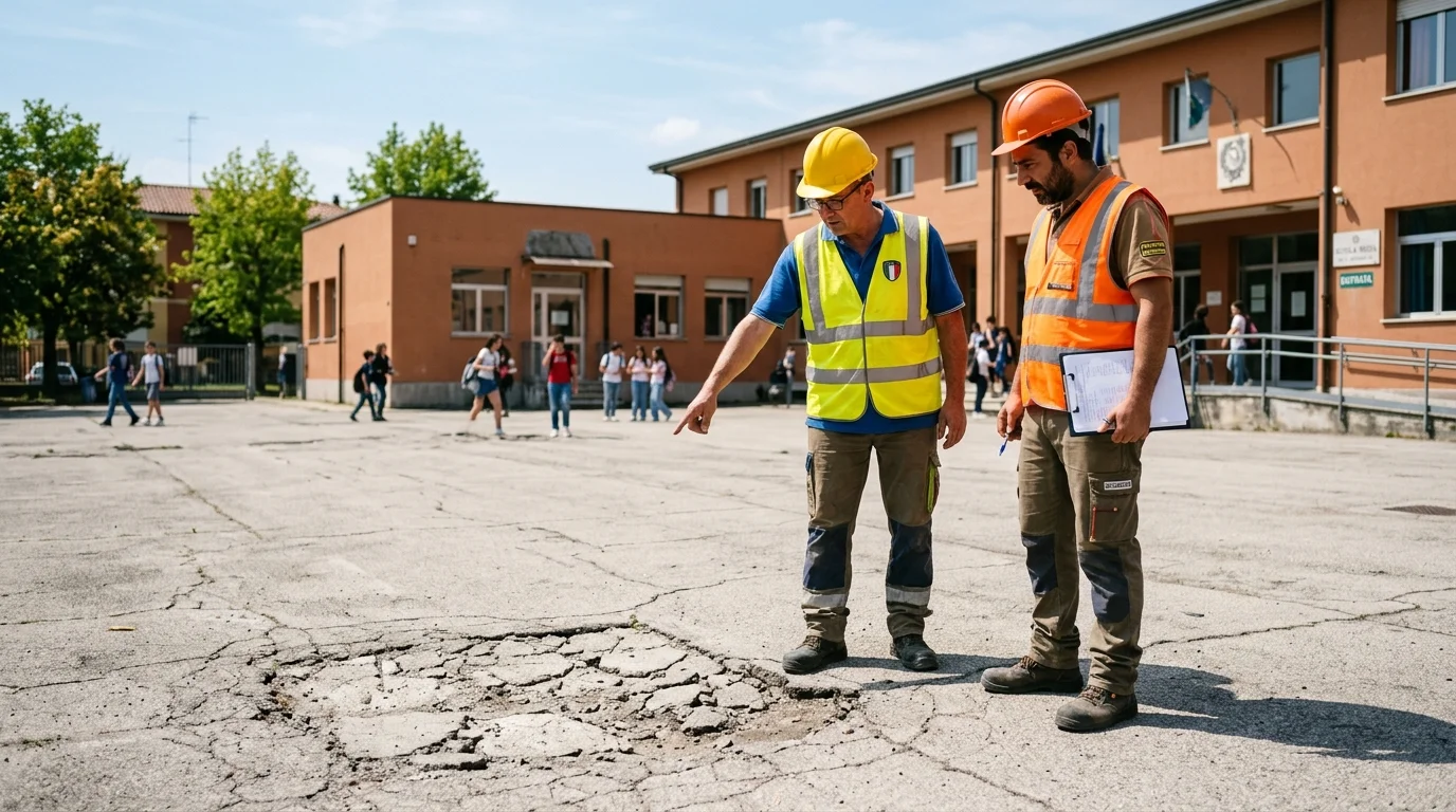 Firenze, al via la rimozione dell'asfalto in dieci scuole