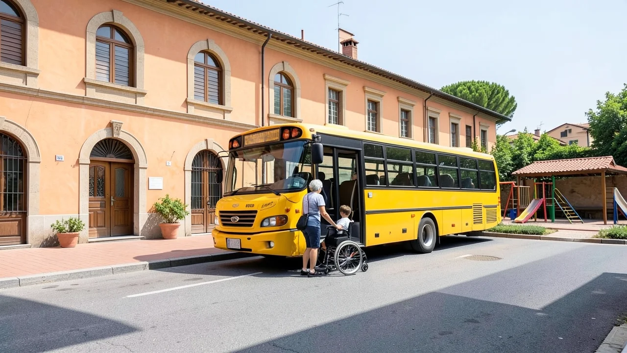 Foggia, approvato l'elenco per il trasporto scolastico disabili