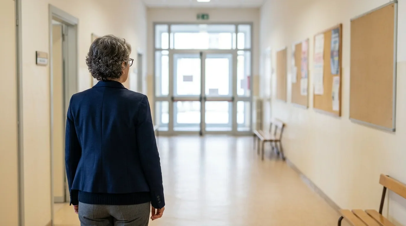 Genova, poliziotti rimuovono lo striscione della scuola contro il decreto