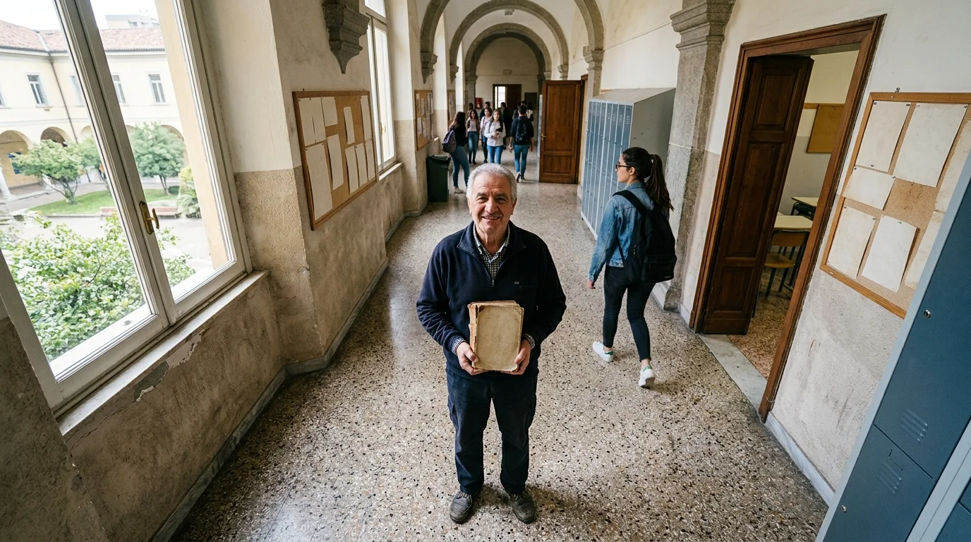 Il bidello poeta va in pensione: 40 anni di versi al Liceo Tasso