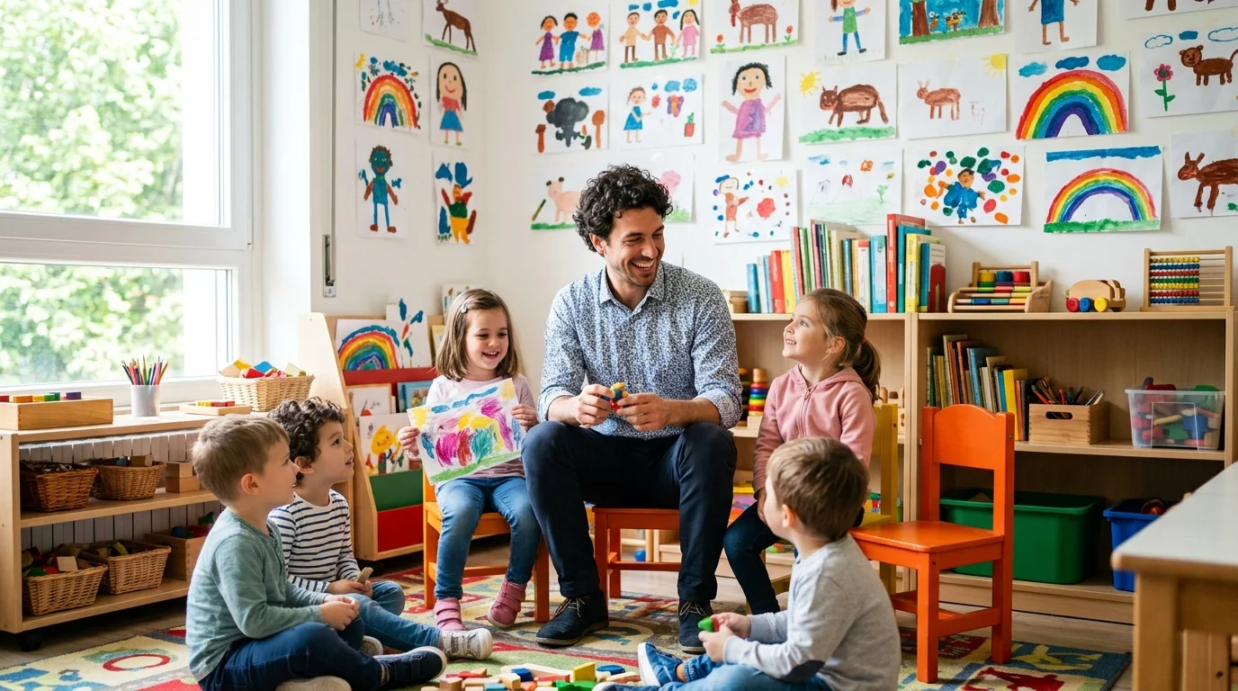 Il prof torna nella scuola dell’infanzia e la racconta