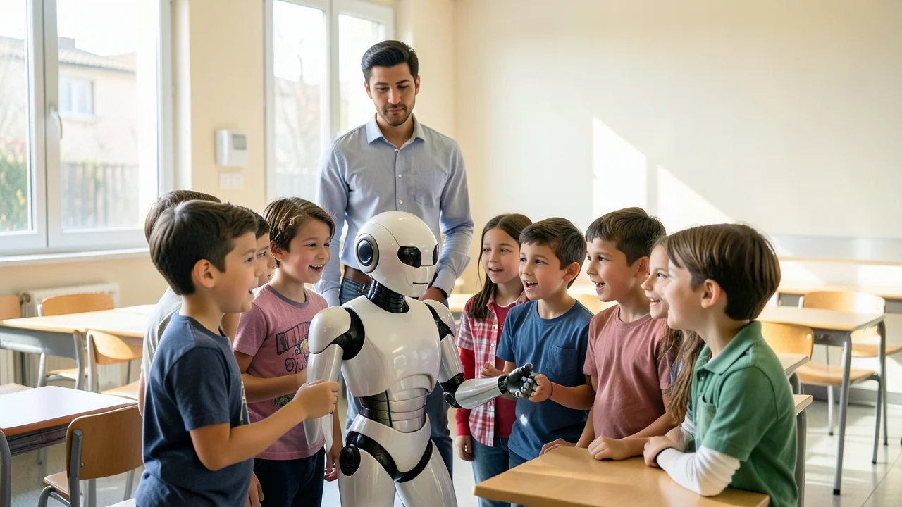 Intelligenza artificiale a scuola: arrivano i robot umanoidi