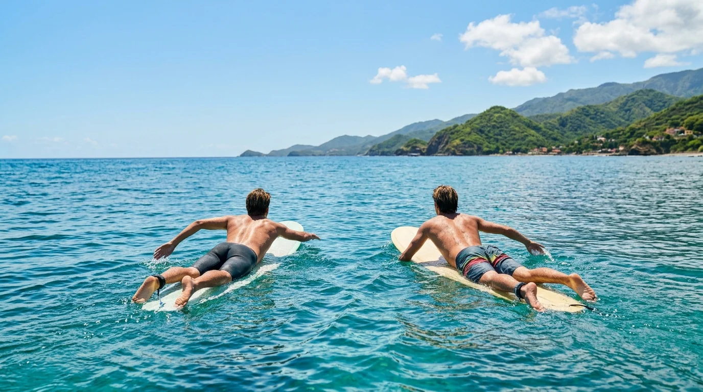 La comunità di La Guaira ricorda le vittime con il paddle-out