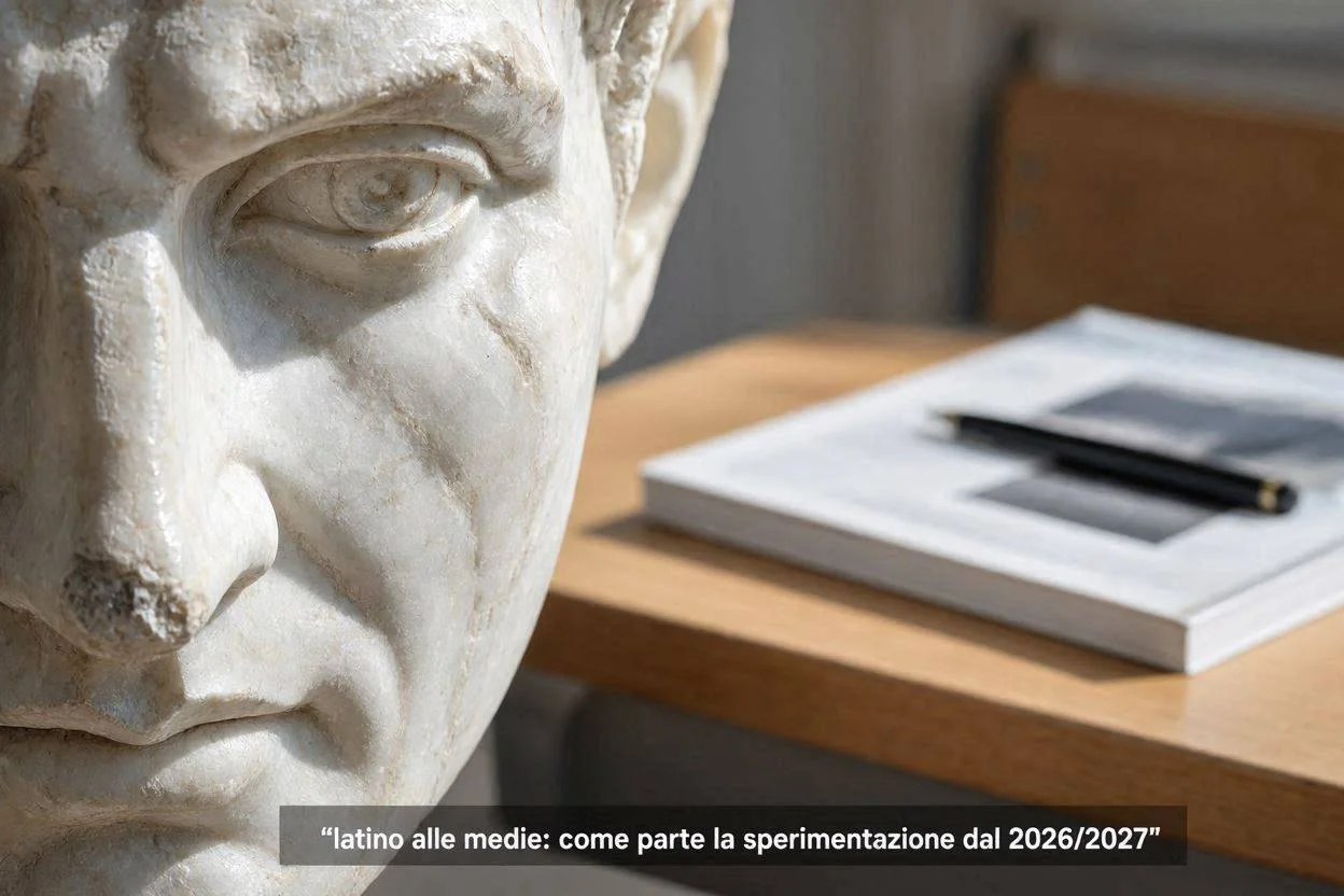 Latino alle medie: come parte la sperimentazione dal 2026/2027