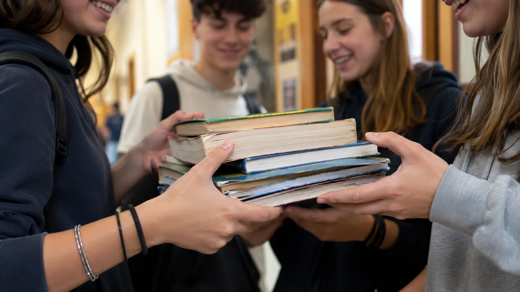 Libri scolastici, al Liceo Suardo di Bergamo torna il mercatino
