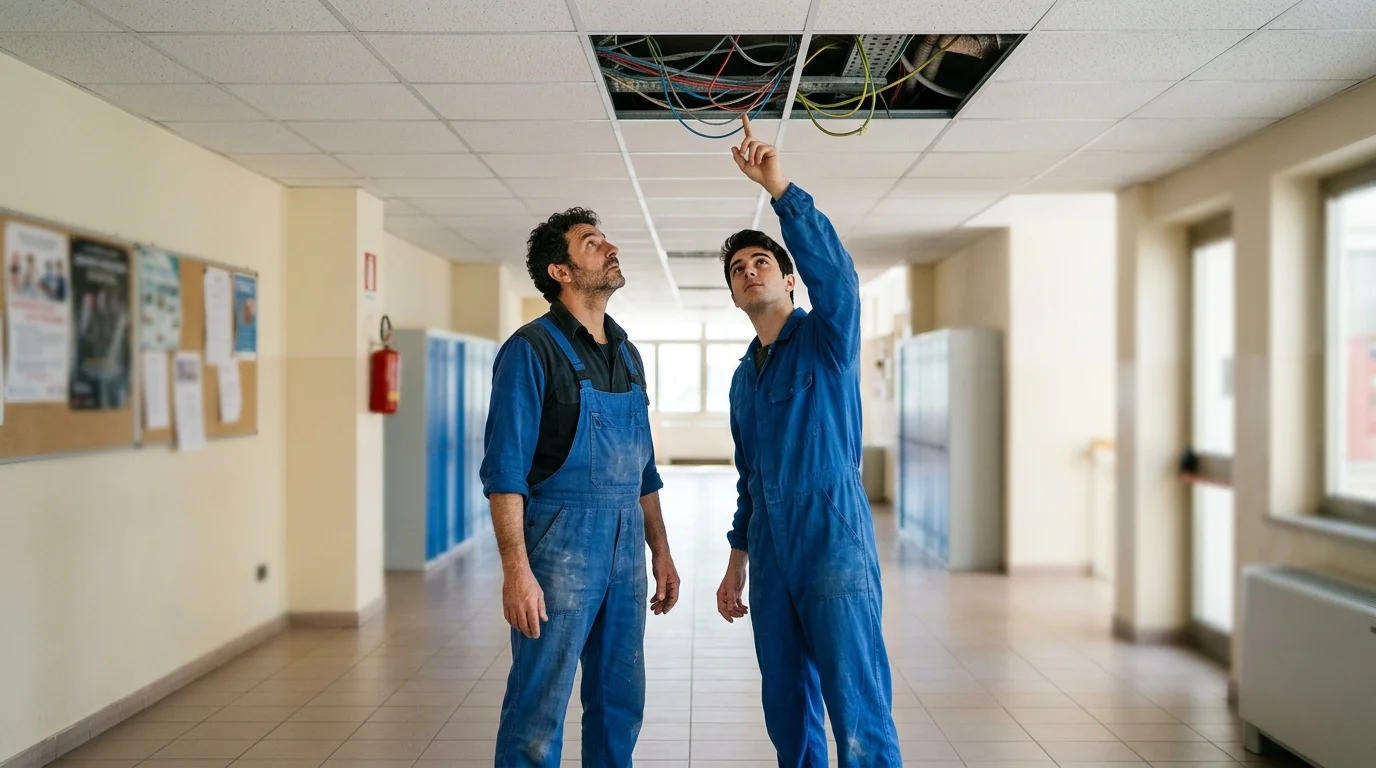 Liceo Cecioni: ricevimento sospeso per lavori elettrici
