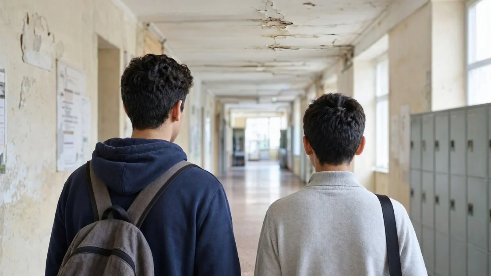 Liceo Cornaro in protesta: muffe, crepe e tetto da sistemare