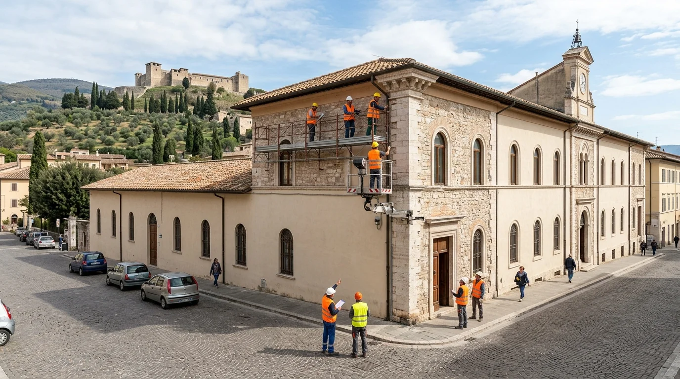 Spoleto, al via la manutenzione straordinaria delle scuole